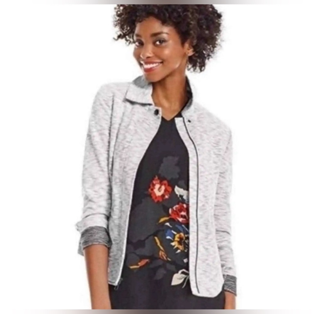 CABI 5102 'Neo' Knit Full-Zip Jacket Women's Size XS
